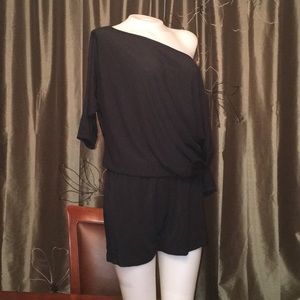 TART Off-the-shoulder Romper 95%MODAL/5%SPANDEX XS